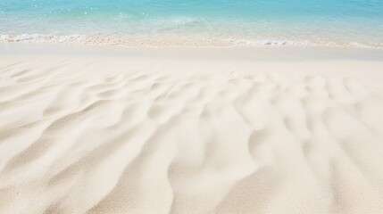 beach carpet, very beautiful beach with light sand, summer vacational background.
