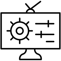 Obraz premium controls vector design icon for download .svg