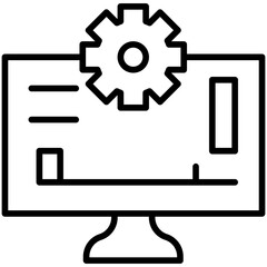 settings vector design icon for download .svg