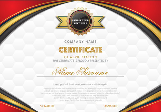 Certificates, graduation certificates, modern certificates, electrical certificates, certificate of attendance, luxury award certificate, award, certificate, blank award certificate, blue award certif