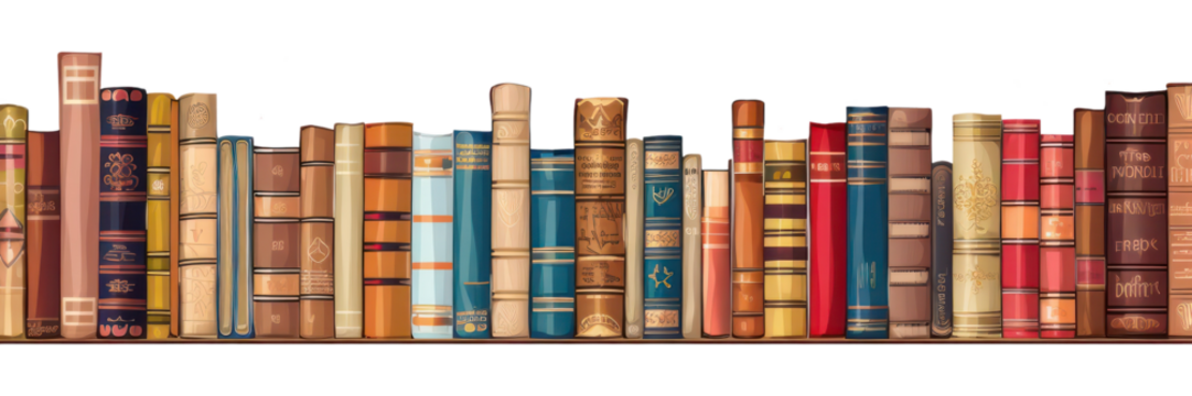 PNG Books publication bookshelf bookcase