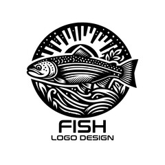 Fish Vector Logo Design