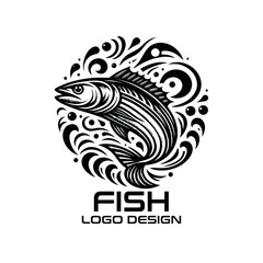 Fish Vector Logo Design