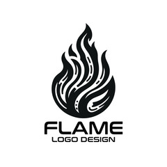 Flame Vector Logo Design