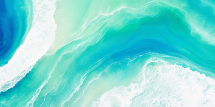 abstract soft blue and green abstract water color ocean wave texture background. Banner Graphic Resource as background for ocean wave and water wave abstract graphics ,green, river, nature, ocean, 