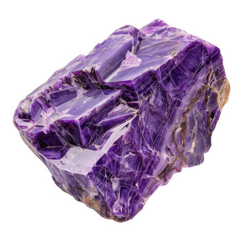 charoite isolated on transparent background