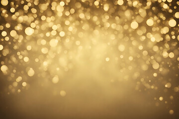 Gold bokeh , a normal simple grainy noise grungy empty space or spray texture , a rough abstract retro vibe shine bright light and glow background template color gradient