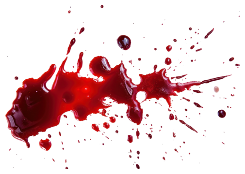 PNG Photo of realistic blooodstains backgrounds splattered aggression