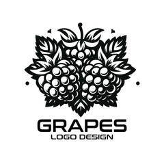 Grapes Vector Logo Design