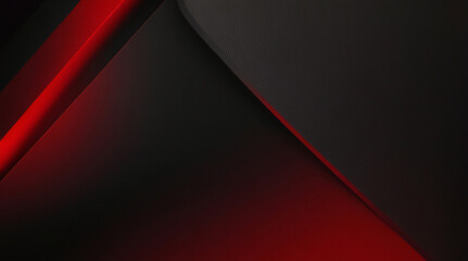 光線と光沢のある線を持つ抽象的な赤と黒のメタリックのイラスト。背景の金属フレームのデザイン。壁紙、バナー テンプレートのベクター デザイン現代デジタル技術コンセプト - obrazy, fototapety, plakaty