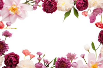 PNG Flower frame flower backgrounds blossom