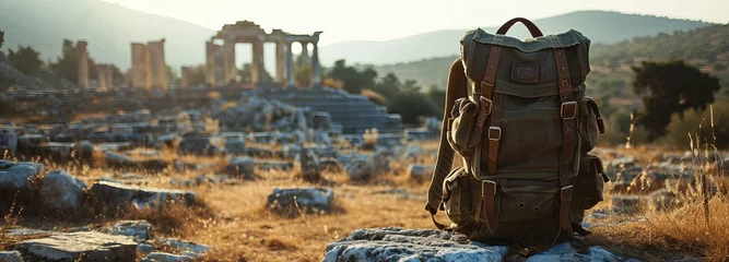 Foto op Canvas Ancient Ruins Backpack © Andreas