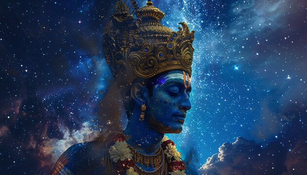 Illustration of hindu deity