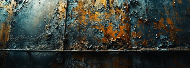 Dark Grunge Background with Distressed Textures