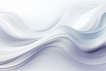 abstract background with smooth lines in white colors, digitally generated image