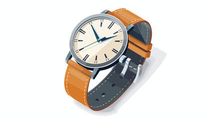 Wristwatch vector icon Vector illustration