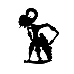 traditional wayang icon illustration