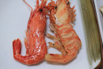 baked shrimp on a plate