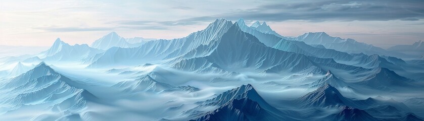 Mountain Epochs, Mountains with layered strata visible, each layer representing a different geological epoch , Future Things Concept Backdrop, futuristic background