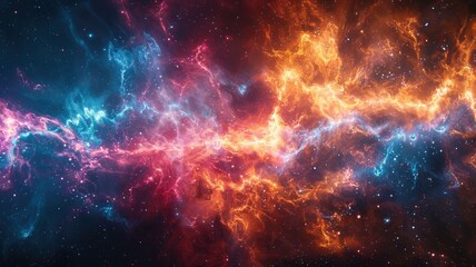 Fototapeta premium Sparkling Energy Explosion