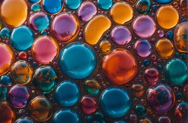 colorful bubbles texture background