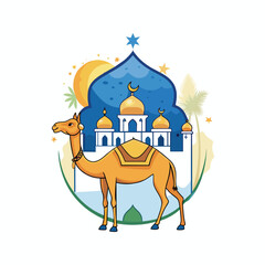 Elegant Eid Al-Adha festival design