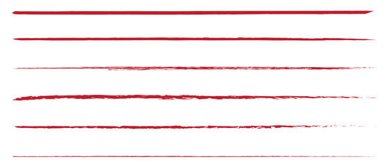 Strikethrough lines collection. Set of hand drawn freehand emphasis elements, underline, marker or ball pen line, crossed scribble stripe	 - obrazy, fototapety, plakaty
