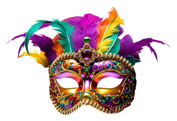 PNG Mardi gras carnival purple white background. - obrazy, fototapety, plakaty