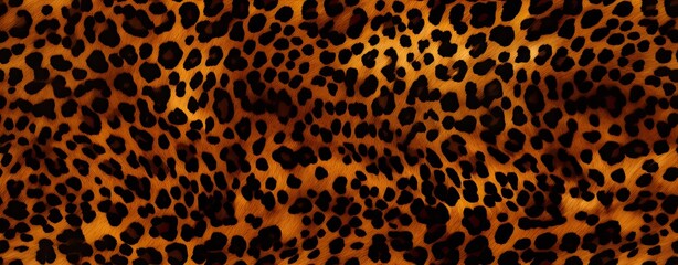 Seamless design, leopard fur, seamless wildlife leather texture