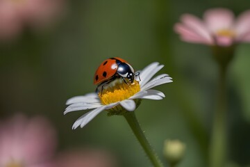 Obraz premium Default_ladybug_in_flower_professional_color_grading_soft_shad_2.jpg