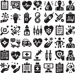 Healthcare Icons: Treatment, Prevention, Diagnosis & More



