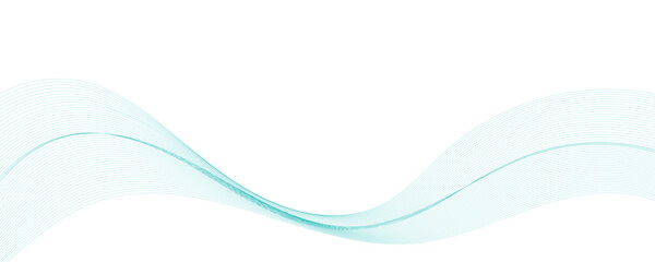 Abstract vector background with blue wavy lines
