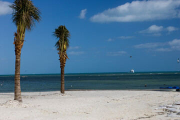 Mexico Cancun view on a sunny winter day
