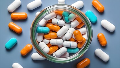 pharmaceutical pills and capsules
