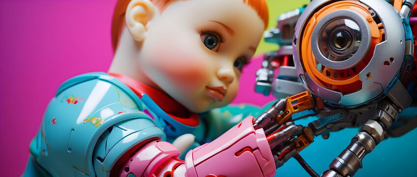 Robot baby doll repair.
