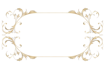 PNG Elegant ornament frame graphics pattern black