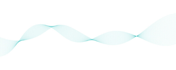 Abstract vector background with blue wavy lines
