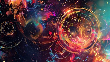 Abstract Visualization of Numerology Personality Number