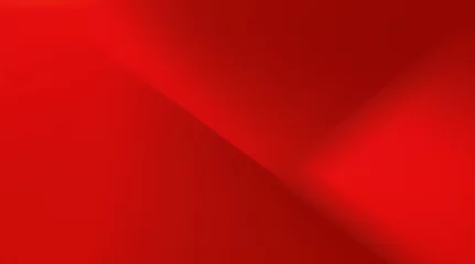 Deurstickers fondo rojo abstracto con bordes grunge negros, formas triangulares en capas transparentes rojas con ángulos y diseño de patrones geométricos en un diseño de fondo moderno y elegante © Fabian