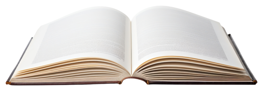 PNG Open book publication reading page