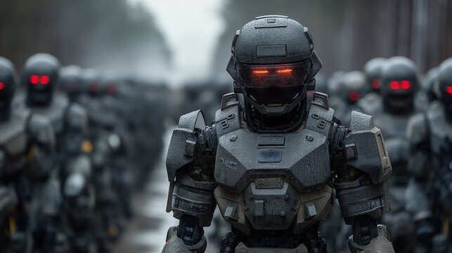 robot cyborg warrior