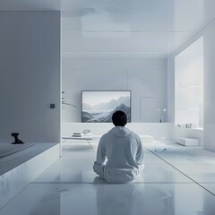 Solitary Engagement in a Minimalist Digital Realm