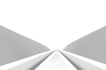minimalistic abstract design bridge