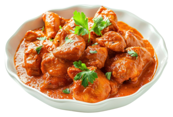 PNG Indian butter chicken mutton curry food