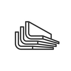 Microphone, linear icon. Line with editable stroke