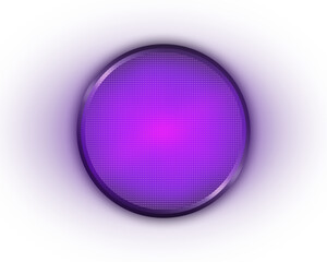 purple color spotlight frontal view realistic illustration on transparent background