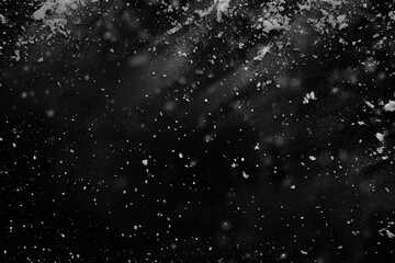 A black and white texture of snow, with subtle details like cracks or small icy particles visible in the surface Generative AI