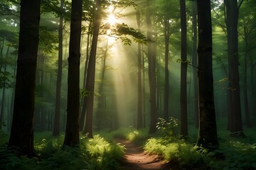 Obraz premium beautiful sunset in beach, beach with sunset