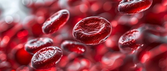 Fototapeta premium Blood type info, emergency health tech