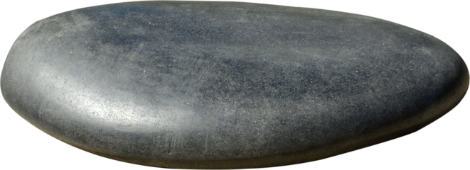 Large single round stone